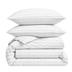 Bettwäsche set "White Stripes". Gemusterte Bettwäsche, 135/140x200 cm, 155x220 cm, 160x200 cm, 180x200 cm, 200x200 cm, 200x220 cm. Weißes bettwäsche-set mit dezenten streifen, das ihrem schlafzimmer eleganz und struktur verleiht. Bettwäsche set "White Stripes". Gemusterte Bettwäsche, 135/140x200 cm, 155x220 cm, 160x200 cm, 180x200 cm, 200x200 cm, 200x220 cm. Weißes bettwäsche-set mit dezenten streifen, das ihrem schlafzimmer eleganz und struktur verleiht.