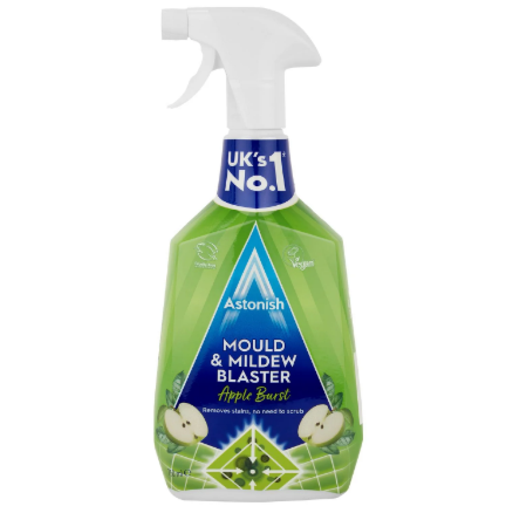 Schimmelentferner "Mould and mildew blaster". Reinigungsmittel. Schimmelentferner-spray mit erfrischendem apfelduft, beseitigt wirksam hartnäckige flecken und gerüche.