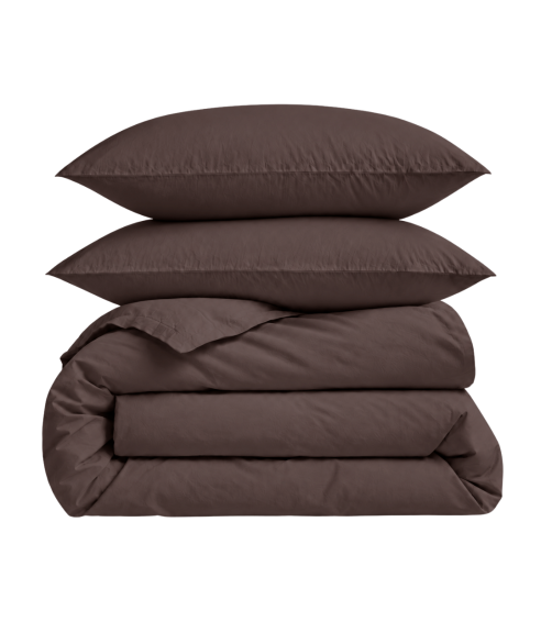 Perkal Bettwäsche „Brown Percale“. Perkal Bettwäsche