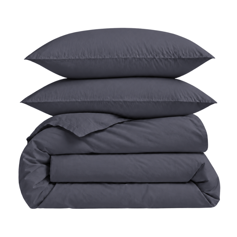 Perkal Bettwäsche „Dark Grey Percale“. Bettwäsche 150x200, 135/140x200 cm, 155x220 cm, 160x200 cm, 180x200 cm, 200x200 cm, 200x220 cm, 220x240 cm. Einfarbiges dunkelgraues bettwäsche-set ohne muster. Perkal Bettwäsche „Dark Grey Percale“. Bettwäsche 150x200, 135/140x200 cm, 155x220 cm, 160x200 cm, 180x200 cm, 200x200 cm, 200x220 cm, 220x240 cm. Einfarbiges dunkelgraues bettwäsche-set ohne muster.