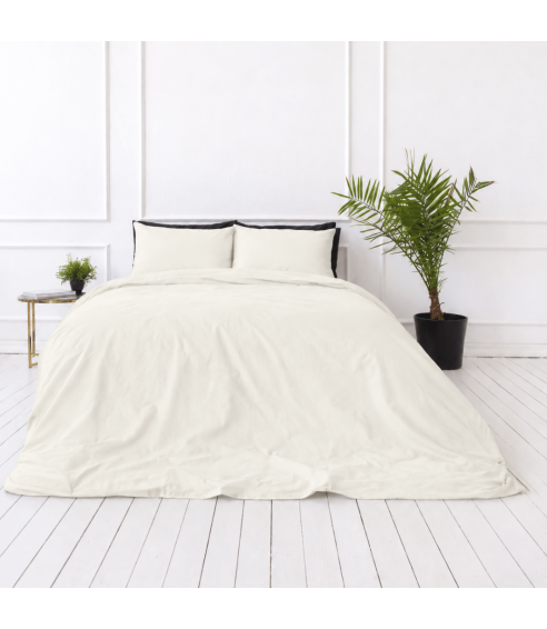 Perkal Bettwäsche „Snow White Percale“. Perkal Bettwäsche