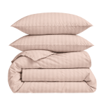 Premium satin bettwäsche set "Classic Coffee Stripe Sateen". Mako Satin Bettwäsche, 135/140x200 cm, 155x220 cm, 160x200 cm, 180x200 cm, 200x200 cm, 200x220 cm, 220x240 cm. Hellbeiges bettwäsche-set mit einem rosafarbenen unterton und dezenten streifen. Premium satin bettwäsche set "Classic Coffee Stripe Sateen". Mako Satin Bettwäsche, 135/140x200 cm, 155x220 cm, 160x200 cm, 180x200 cm, 200x200 cm, 200x220 cm, 220x240 cm. Hellbeiges bettwäsche-set mit einem rosafarbenen unterton und dezenten streifen.