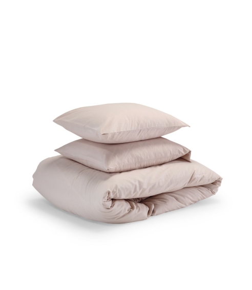 Premium satin bettwäsche set "Classic coffee". Bettwäsche aus Satin