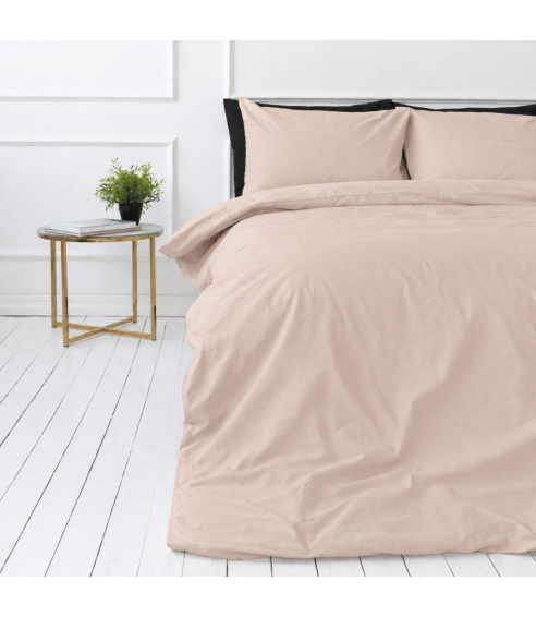 Premium satin bettwäsche set "Classic coffee sateen". Bettwäsche aus Satin