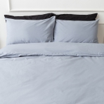 Premium satin bettwäsche set "Classic grey“. Bettwäsche aus Satin, 135/140x200 cm, 200x200 cm, 200x220 cm