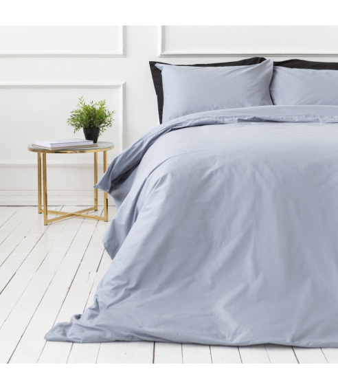 Premium satin bettwäsche set "Classic grey“. Bettwäsche aus Satin
