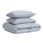 Premium satin bettwäsche set "Classic grey“. Bettwäsche aus Satin, 135/140x200 cm, 200x200 cm, 200x220 cm