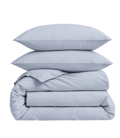 Premium satin bettwäsche set "Classic grey“. Bettwäsche aus Satin