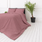 Premium satin bettwäsche set "Grape sateen". Bettwäsche 150x200, 135/140x200 cm, 150x200 cm, 155/160x200 cm, 180x200 cm, 200x200 cm, 200x220 cm, 220x240 cm. Einfarbiges bettwäsche-set in rosaton mit sanftem design Premium satin bettwäsche set "Grape sateen". Bettwäsche 150x200, 135/140x200 cm, 150x200 cm, 155/160x200 cm, 180x200 cm, 200x200 cm, 200x220 cm, 220x240 cm. Einfarbiges bettwäsche-set in rosaton mit sanftem design