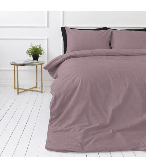 Premium satin bettwäsche set "Grape sateen". Bettwäsche aus Satin