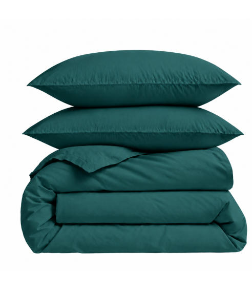 Premium satin bettwäsche set "Green Sateen“. Bettwäsche aus Satin
