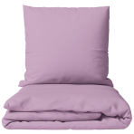 Premium satin bettwäsche set "Lilac Sateen“. Bettwäsche einfarbig, 135/140x200 cm, 200x200 cm, 200x220 cm. Hellviolettes, einfarbiges bettwäsche-set mit zwei kissenbezügen.