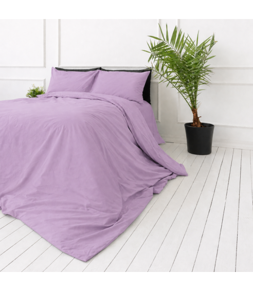 Premium satin bettwäsche set "Lilac Sateen“. Bettwäsche aus Satin