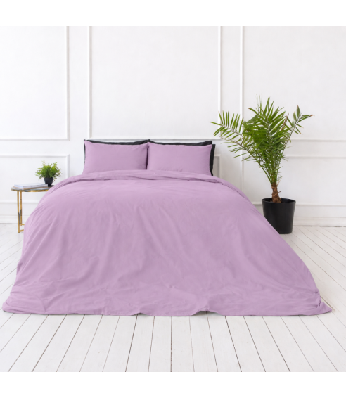 Premium satin bettwäsche set "Lilac Sateen“. Bettwäsche aus Satin