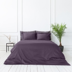 Premium satin bettwäsche set "Mauve". Bettwäsche aus Satin, 135/140x200 cm, 200x200 cm, 200x220 cm, 220x240 cm