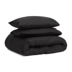 Premium satin bettwäsche set "Midnight". Bettwäsche aus Satin, 135/140x200 cm, 200x200 cm, 200x220 cm