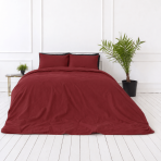 Premium satin bettwäsche set "Sun-dried Tomato sateen". Mako Satin Bettwäsche, 135/140x200 cm, 155x220 cm, 160x200 cm, 180x200 cm, 200x200 cm, 200x220 cm, 220x240 cm. Minimalistisches bettwäsche-set in einem gedeckten weinroten farbton. Premium satin bettwäsche set "Sun-dried Tomato sateen". Mako Satin Bettwäsche, 135/140x200 cm, 155x220 cm, 160x200 cm, 180x200 cm, 200x200 cm, 200x220 cm, 220x240 cm. Minimalistisches bettwäsche-set in einem gedeckten weinroten farbton.