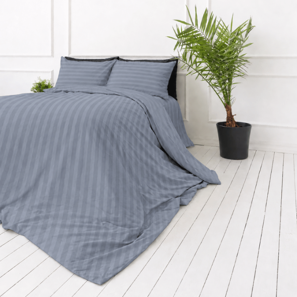 Premium satin bettwäsche set "Tradewinds Stripe Sateen". Mako Satin Bettwäsche, 135/140x200 cm, 155x220 cm, 160x200 cm, 180x200 cm, 200x200 cm, 200x220 cm, 220x240 cm Premium satin bettwäsche set "Tradewinds Stripe Sateen". Mako Satin Bettwäsche, 135/140x200 cm, 155x220 cm, 160x200 cm, 180x200 cm, 200x200 cm, 200x220 cm, 220x240 cm