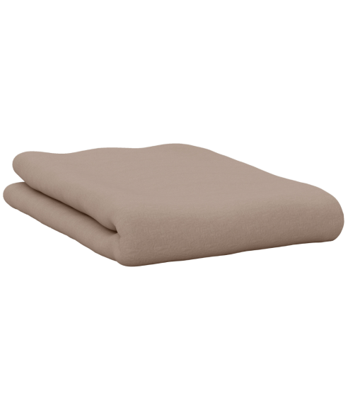 Satin Bettlaken „Dark ecru“. Bettlaken