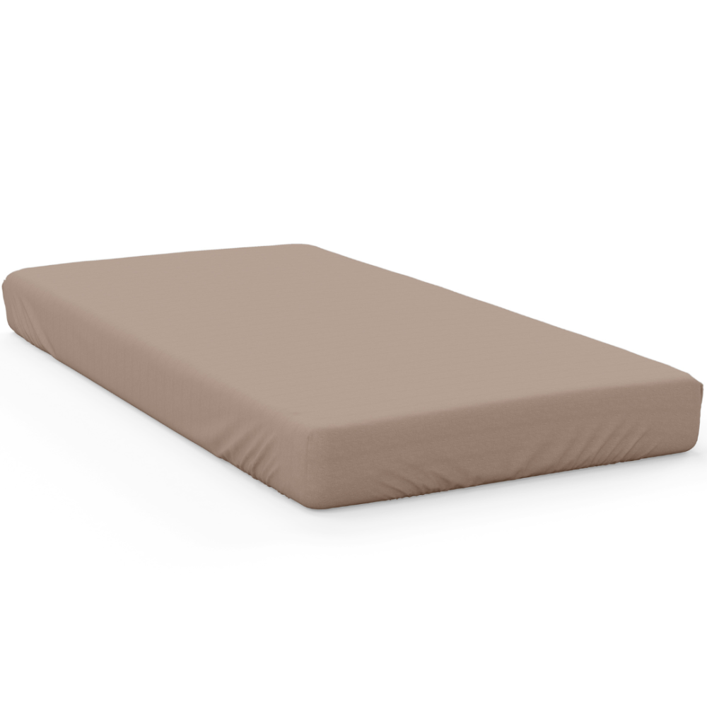 Satin Bettlaken „Dark ecru“. Bettlaken, 150x220 cm, 180x220 cm, 200x220 cm, 220x240 cm