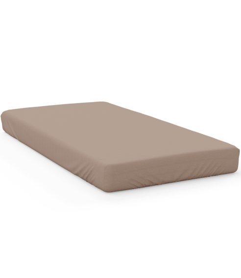 Satin Bettlaken „Dark ecru“. Bettlaken