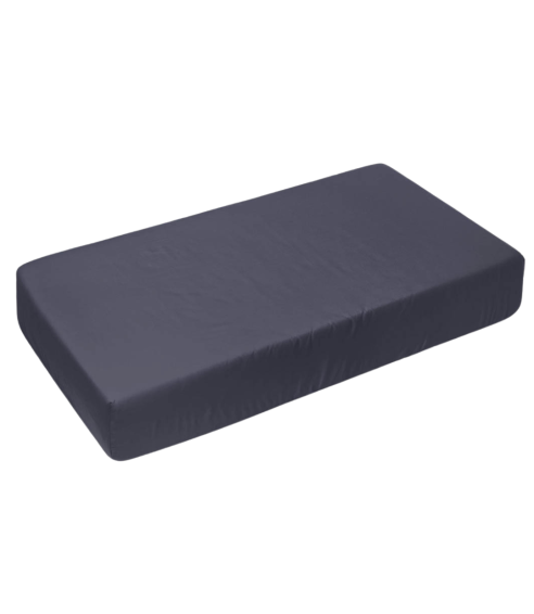Satin Bettlaken „Graphite glow“. Bettlaken