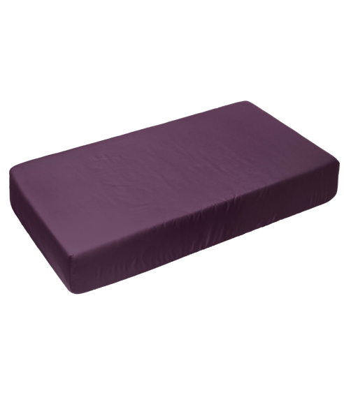 Satin Bettlaken „Plum glow“. Bettlaken