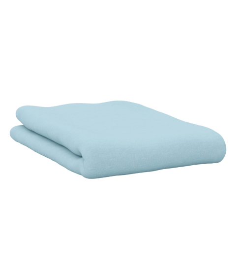 Satin Bettlaken „Ice blue“. Bettlaken