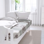Satin Bettlaken „Wonderland“. Bettlaken, 150x220 cm, 180x220 cm, 200x230 cm