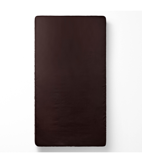 Satin Spannbettlaken „Chesnut glow“. Spannbettlaken 90x200