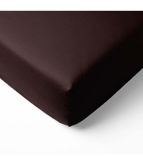 Satin Spannbettlaken „Chesnut glow“. Spannbettlaken 90x200
