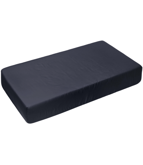 Satin Spannbettlaken „Dark Grey Sateen“. Spannbettlaken 90x200