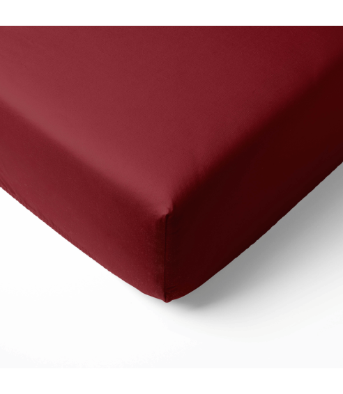 Satin Spannbettlaken „Sun-dried Tomato Sateen“. Spannbettlaken 90x200