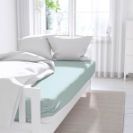 Satin Spannbettlaken „Mint“. Spannbettlaken, 80x200 cm, 90x200 cm, 120x200 cm, 135/140x200 cm, 155/160x200 cm, 180x200 cm