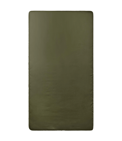 Satin Spannbettlaken „Moss Green Sateen“. Spannbettlaken 90x200
