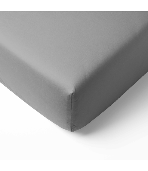 Satin Spannbettlaken „Silver glow“. Spannbettlaken 90x200