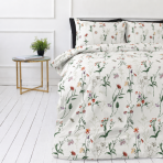 Satin bettwäsche set "Caroline". Bettwäsche 155x200, 135/140x200 cm, 150x200 cm, 155/160x200 cm, 180x200 cm, 200x200 cm, 200x220 cm