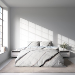 Premium satin bettwäsche set "Heavenly Haze". Bettwäsche aus Satin, 135/140x200 cm, 200x200 cm, 200x220 cm