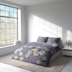 Satin bettwäsche set "Petals". Bettwäsche aus Satin, 135/140x200 cm, 155/160x200 cm, 200x200 cm, 200x220 cm