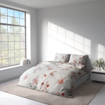 Premium satin bettwäsche set "Pure Romance". Bettwäsche aus Satin, 200x220 cm