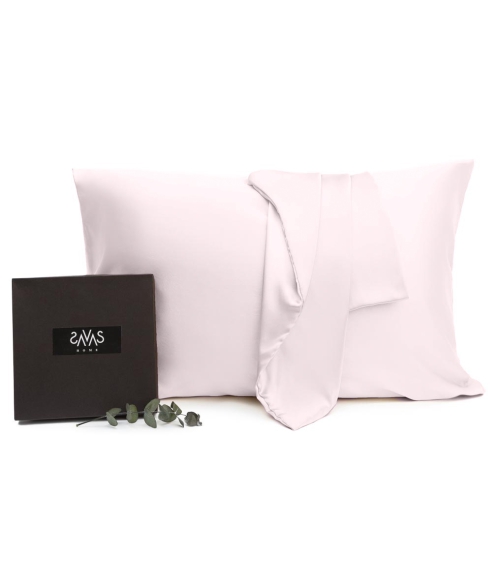 Der Seidenkissenbezug „Luxe Pink“. Seidenkissenbezug