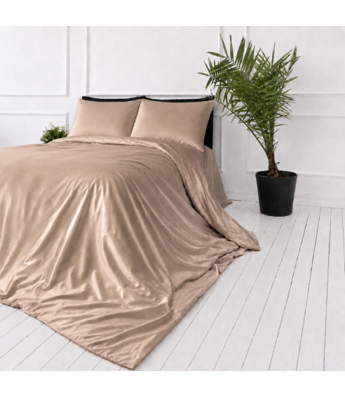 Seidenbettwäsche set "Saddle Silk". Bettwäsche 200x200