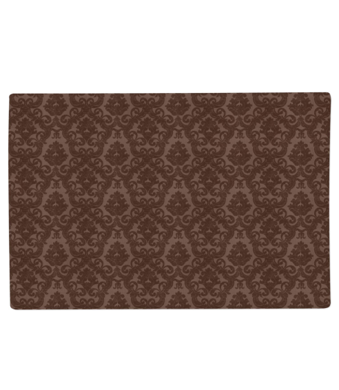 Tischset „Brown baroque placemat“ 1 stk.. Tischdecke aus Leinen
