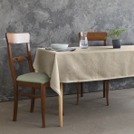Leinen Tischdecke „Linen Natural“. Tischdecke aus Leinen, 140x140 cm, 140x240 cm, 140x300 cm