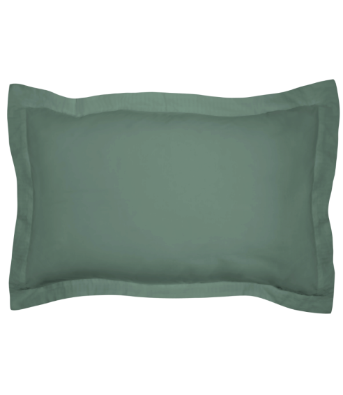 Tencel Kissenbezug „Green“. Seidenkissenbezug