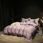 Lyocell bettwäsche "Violette". Lyocell Bettwäsche, 200x230 cm