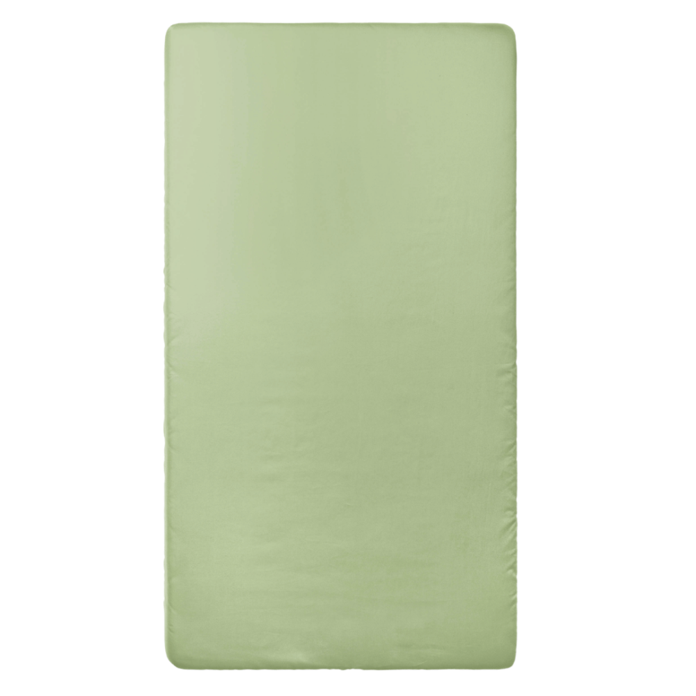 Jersey Spannbettlaken „Olive“. Spannbettlaken 200x200, 90x200 cm, 135/140x200 cm, 155/160x200 cm, 180x200 cm, 200x220 cm. Einfarbiges spannbettlaken in einem hellen pistaziengrün