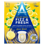 Wc reinigungstabletten „Lemon splash Astonish“. Reinigungsmittel. Toiletten-tabletten mit zitronenduft für sauberkeit und frische im wc. Wc reinigungstabletten „Lemon splash Astonish“. Reinigungsmittel. Toiletten-tabletten mit zitronenduft für sauberkeit und frische im wc.