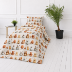 Kinderbettwäsche set "Besties". Bettwäsche 155x200, 135/140x200 cm, 150x200 cm, 155/160x200 cm. Kinder-bettwäsche-set mit braunen, grauen und cremefarbenen bären. Kinderbettwäsche set "Besties". Bettwäsche 155x200, 135/140x200 cm, 150x200 cm, 155/160x200 cm. Kinder-bettwäsche-set mit braunen, grauen und cremefarbenen bären.