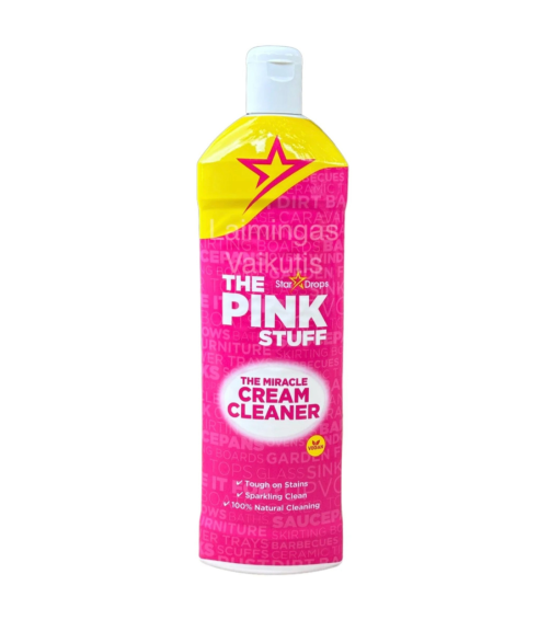 Reinigungsmilch „Cream cleaner The Pink Stuff“. Reinigungsmittel